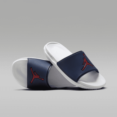 Grey jordan sandals discount